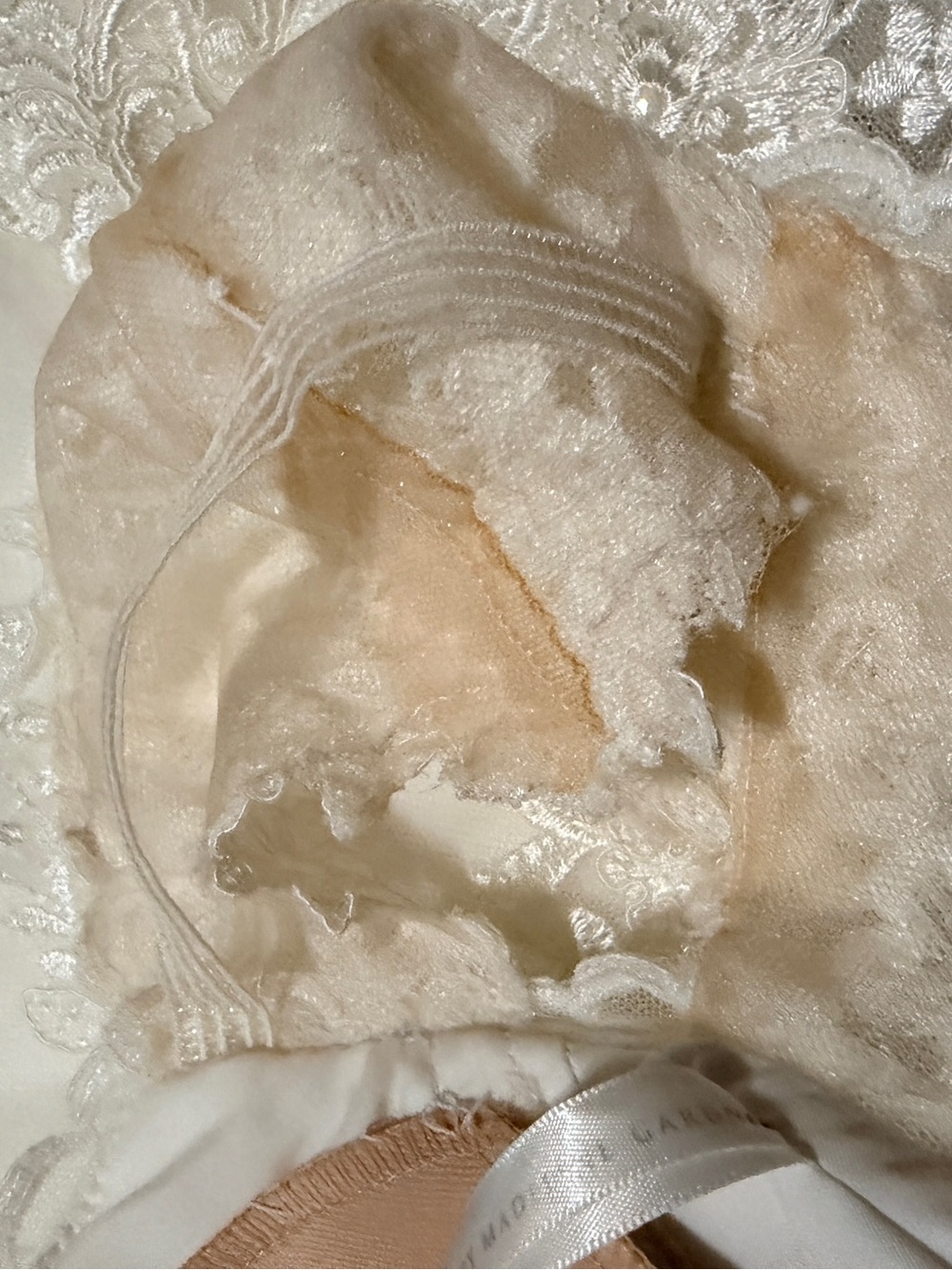 Mori Lee | 4 | Kindsry Off-Shoulder Lace Bridal Gown in Cream - Picture 14 of 14